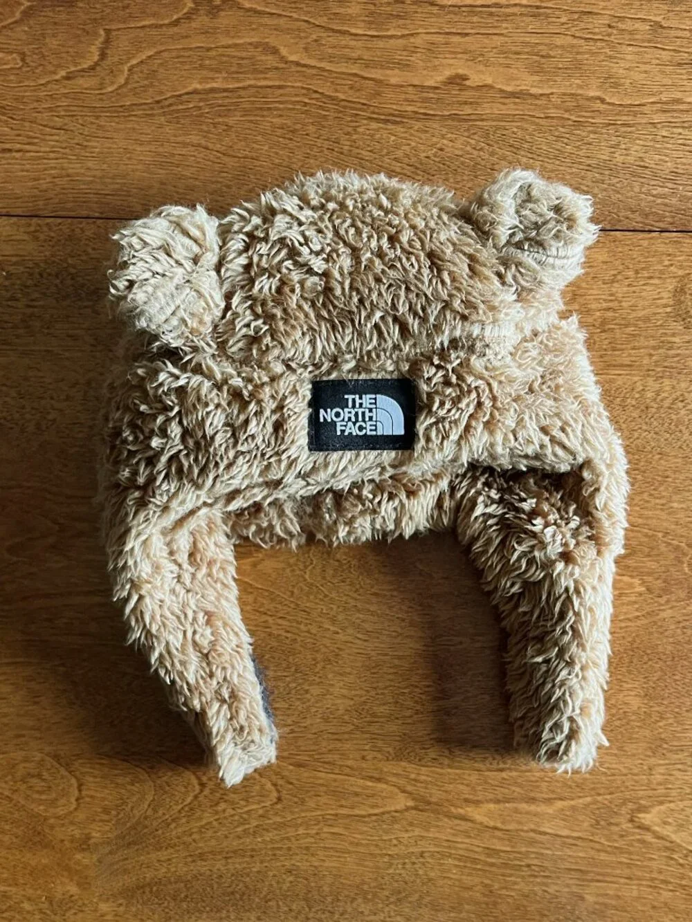 The North Face cozy bear hat 0-6m